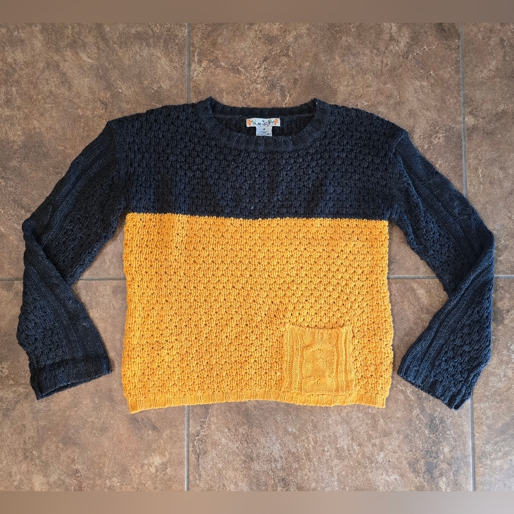 Grey Mustard | LOVE CHANGE | Colorblock Sweater